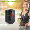 Ankovo Portable Pulse Oximeter Fingertip, Blood Oxygen Saturation Monitor for Pulse Rate and SpO2 Level